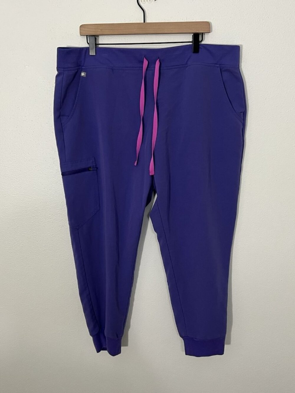 Figs Purple Scrub Pants Size XXL Womens
